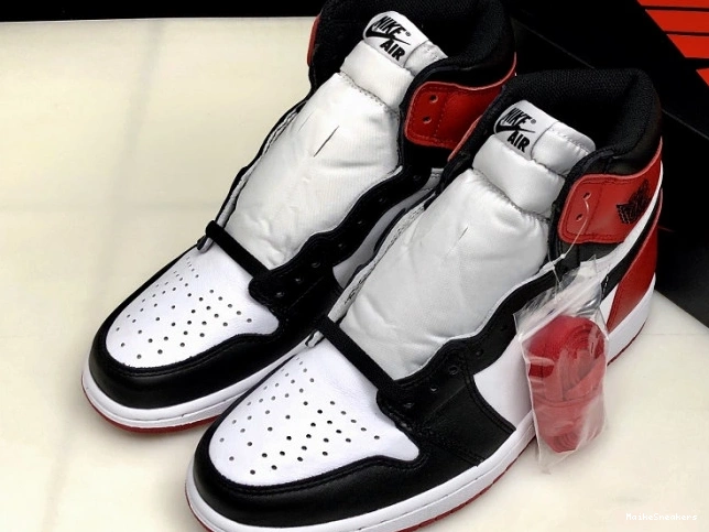 MaikeSneakers Toe Retro 1 Air 555088-125 Jordan Black 0730